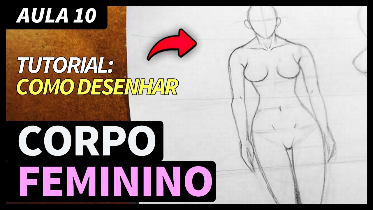 COMO DESENHAR CORPO FEMININO MANGÁ (novo método) Parte 01