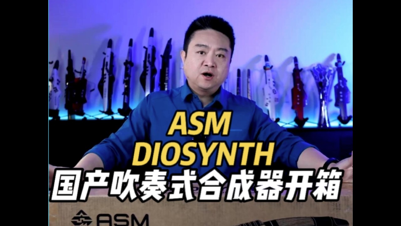 ASM DIOSYNTH 国产吹奏式合成器开箱【安颐爸爸说】372期