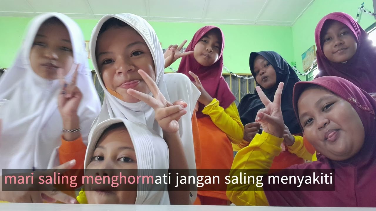 Rukun Sama Teman Lyric SD N Pergiwatu