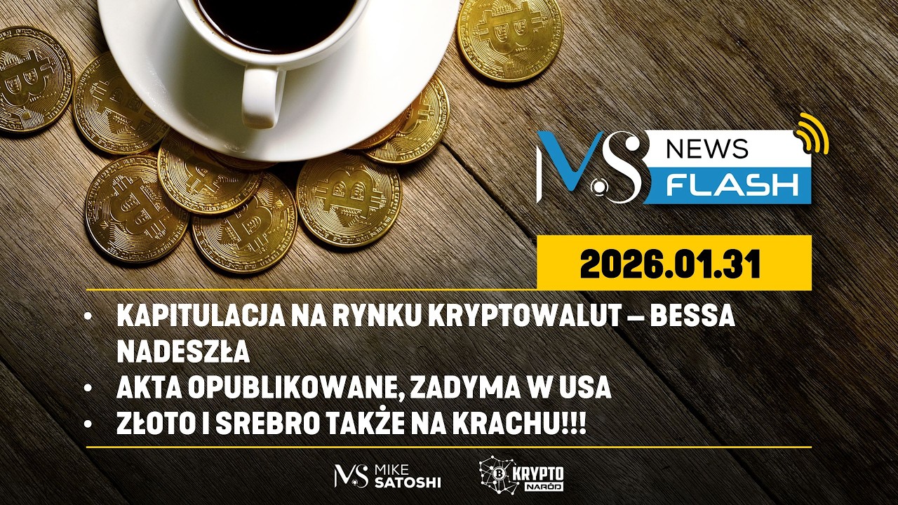 KRACH BITCOINA, ZŁOTA I SREBRA - NADESZŁA BESSA NA RYNKU KRYPTOWALUT!!!