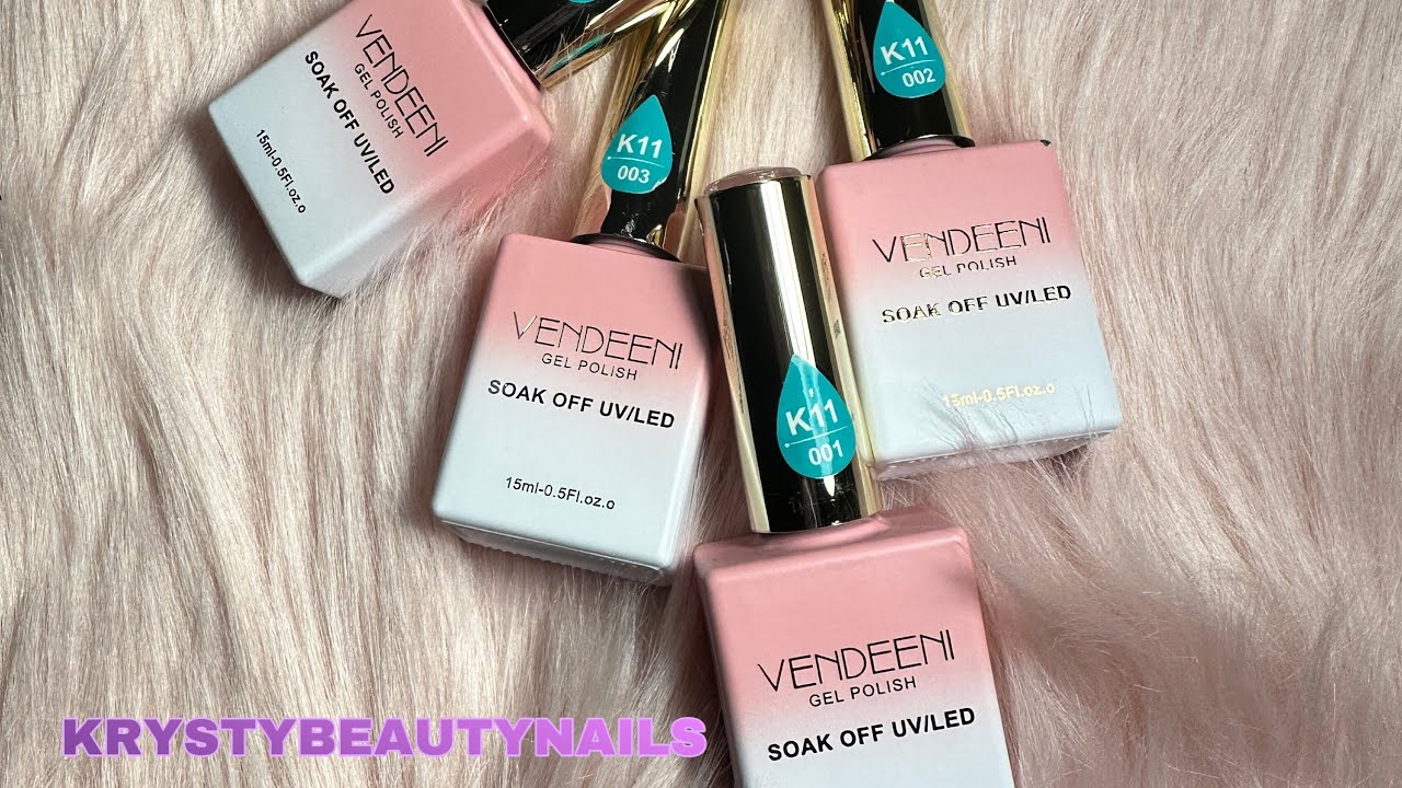 ASMR ALIEXPRESS VENDEENI GEL NAIL POLISH