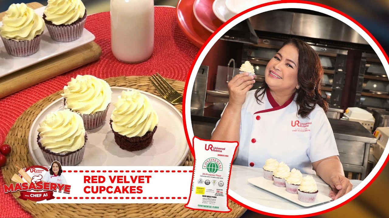 EP 45 - Masa Serye with Chef Ai | Red Velvet Cupcakes
