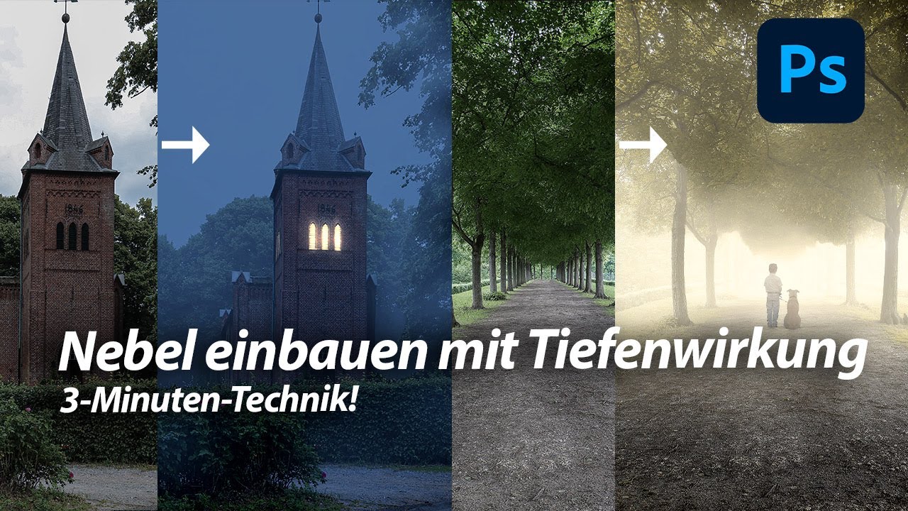 Nebel mit automatischer Tiefenwirkung | Photoshop Tutorial