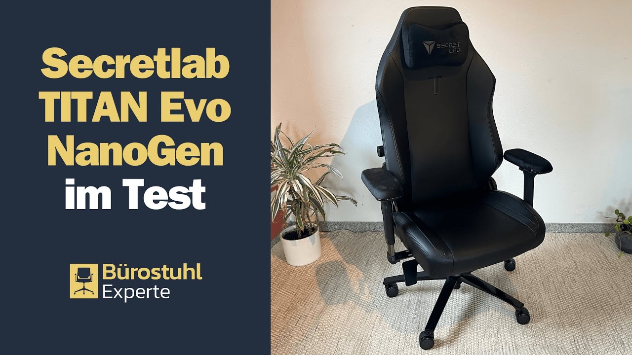 Secretlab TITAN Evo NanoGen Edition im Test: Der bequemste Gaming Stuhl
