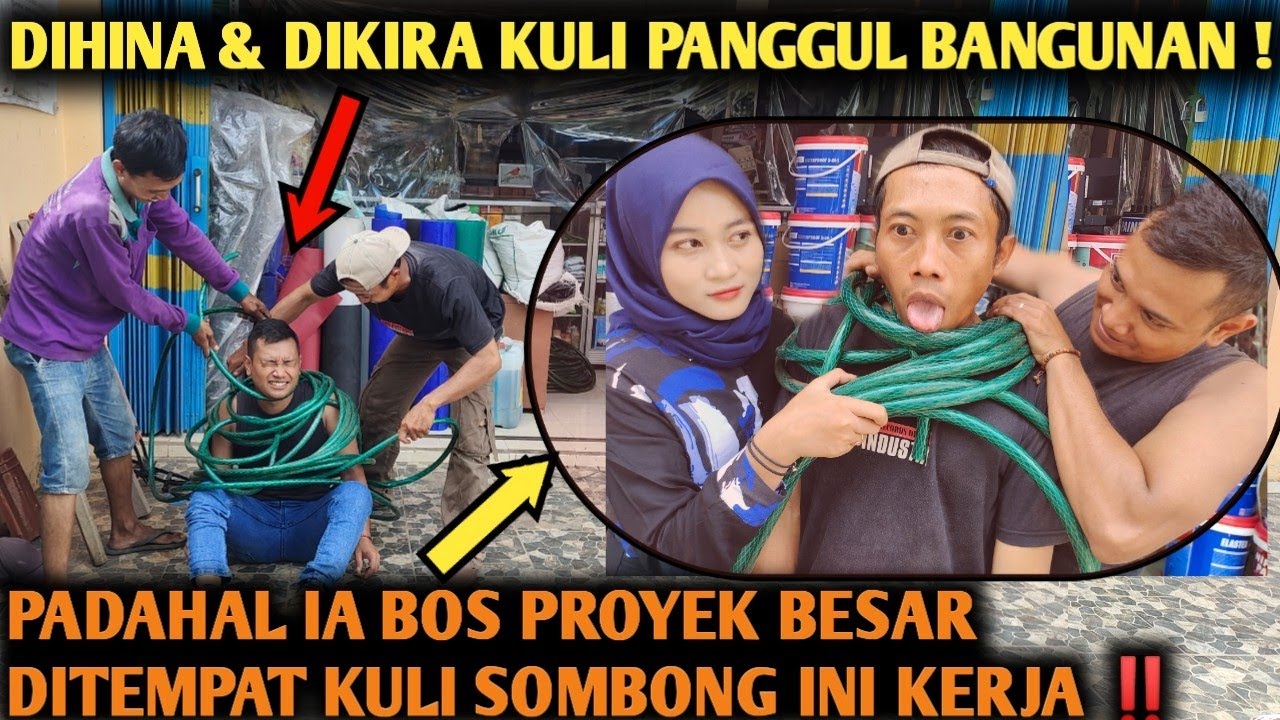 DIHINA & DIKIRA MASIH KULI BANGUNAN ! PADAHAL IA BOS PROYEK BESAR DITEMPAT KULI SOMBONG INI KERJA‼️