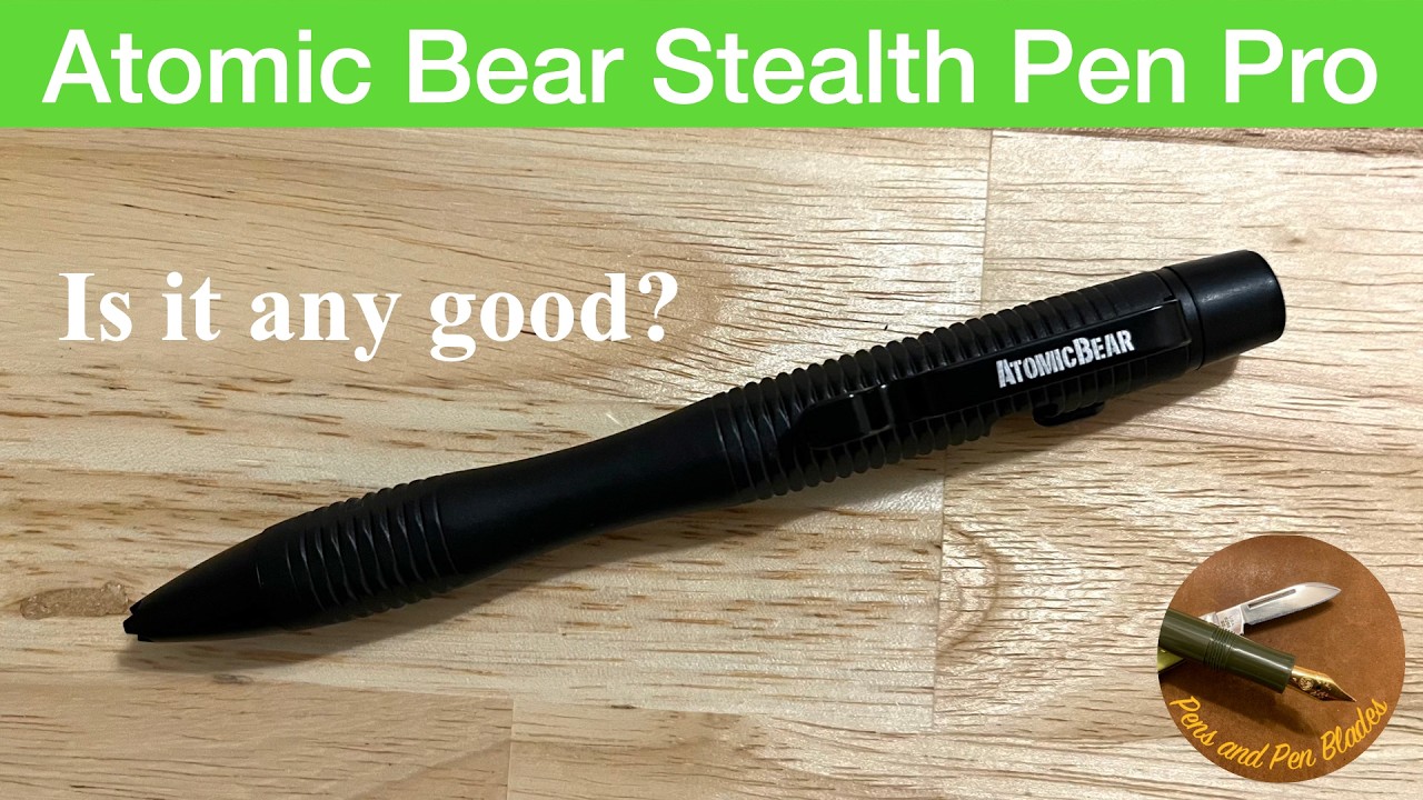 Is It a Good Pen? Atomic Bear Stealth Pen Pro Tactical Bolt Action Pen Review