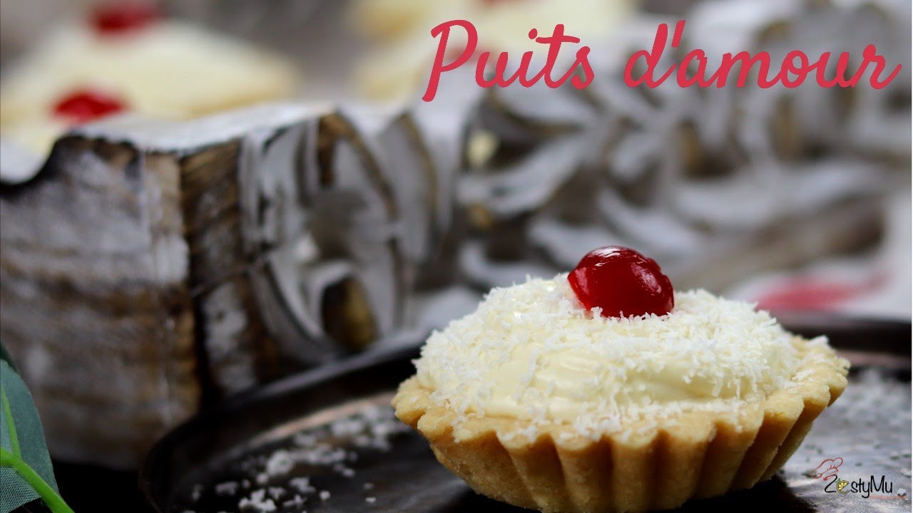 Puits d'amour | Wells of love | Coconut Custart Tart