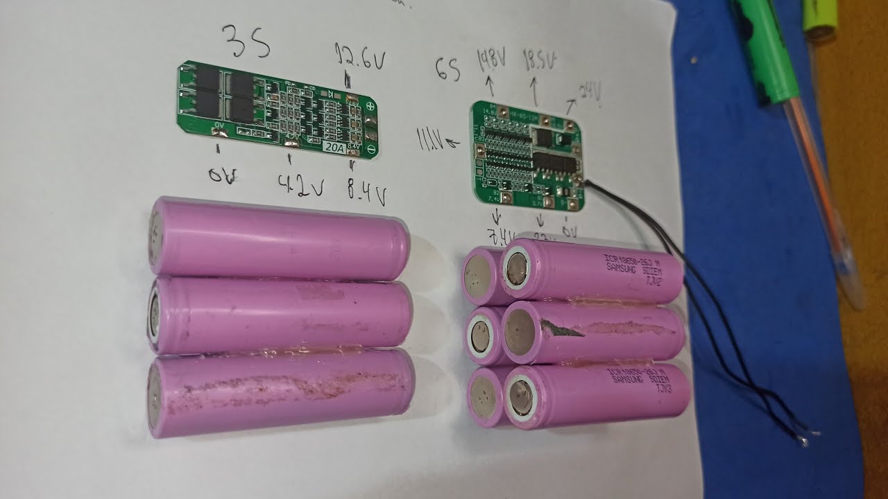 POSSO LIGAR PLACA BMS 6S em BATERIA 12V - Qual a Diferença