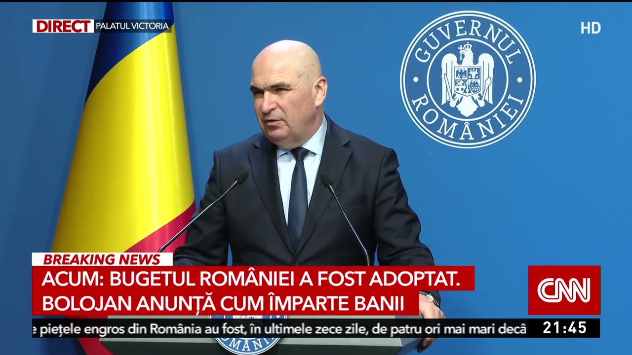 Bolojan: Am propus un buget echilibrat, provocarea a fost reducerea deficitului
