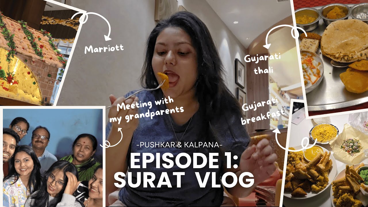 Surat Vlog ✈️ | Surat Airport Arrival, Travel Day & Emotional Family Reunion | Gujarat Trip
