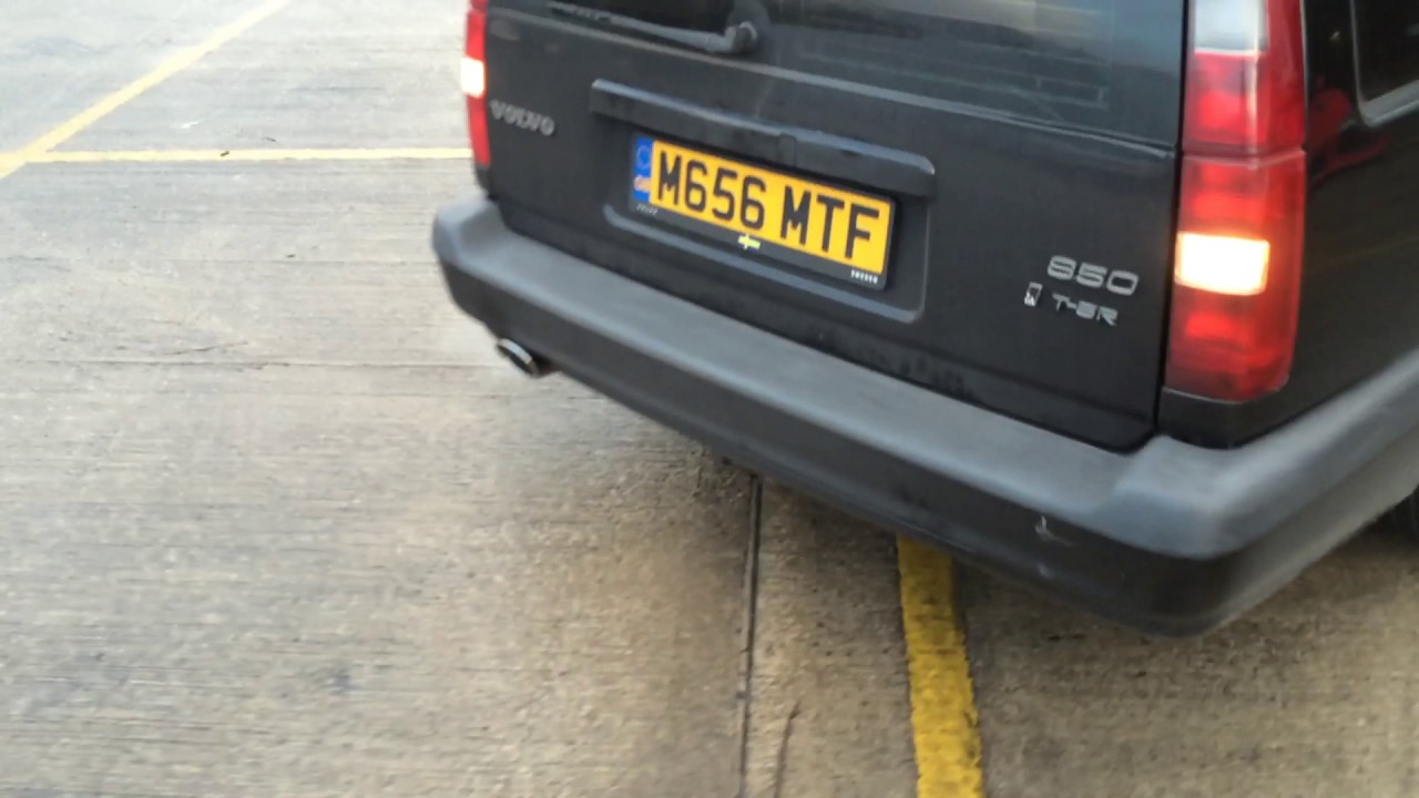 TGS custom exhaust Volvo 850R