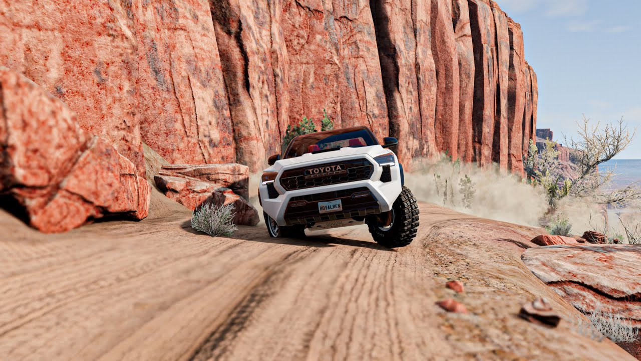 Toyota Tacoma Extreme Off-Road Test in BeamNG Drive | Ultimate Suspension Challenge
