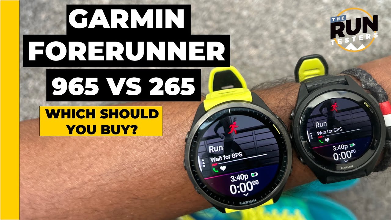 Garmin Forerunner 965 vs 265: Which new Garmin running watch to buy?