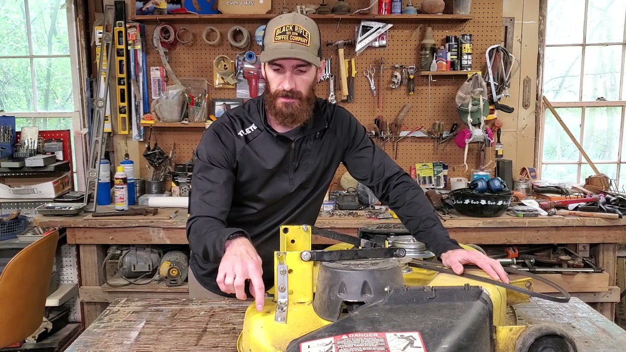 How to Fix John Deere D130 Mower Deck Hanger Bracket