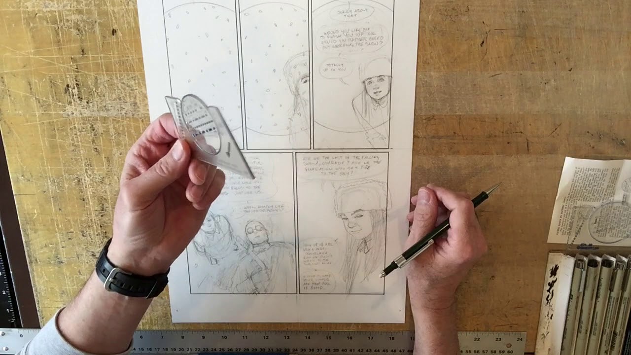 Terry Moore: How to Letter Comics... By Hand!