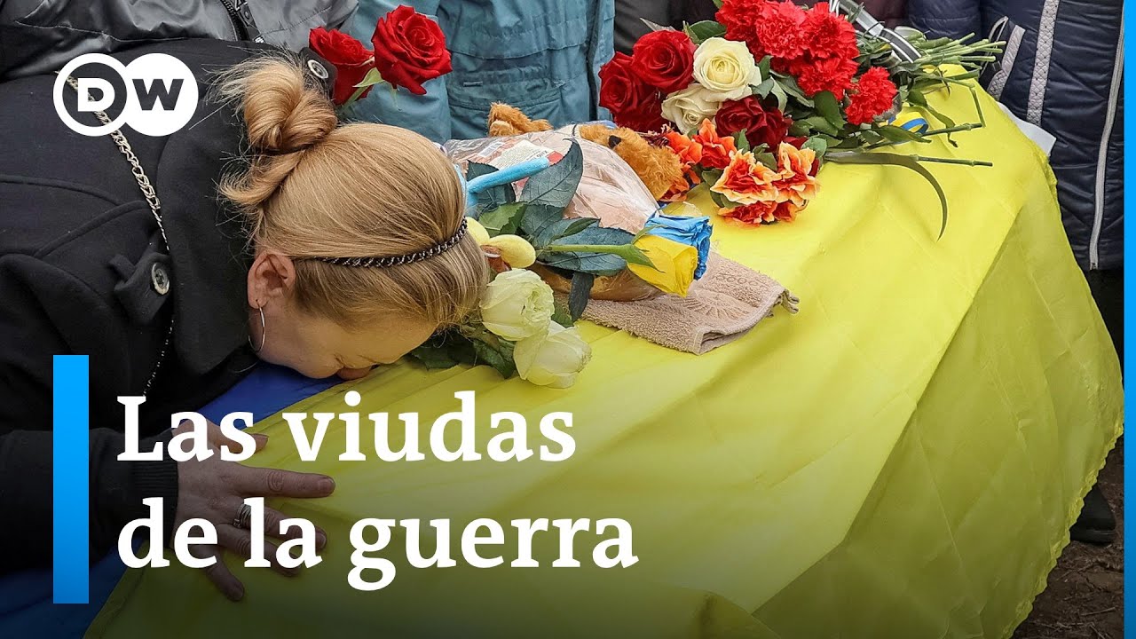 Cada vez más hay más viudas y huérfanos en Ucrania