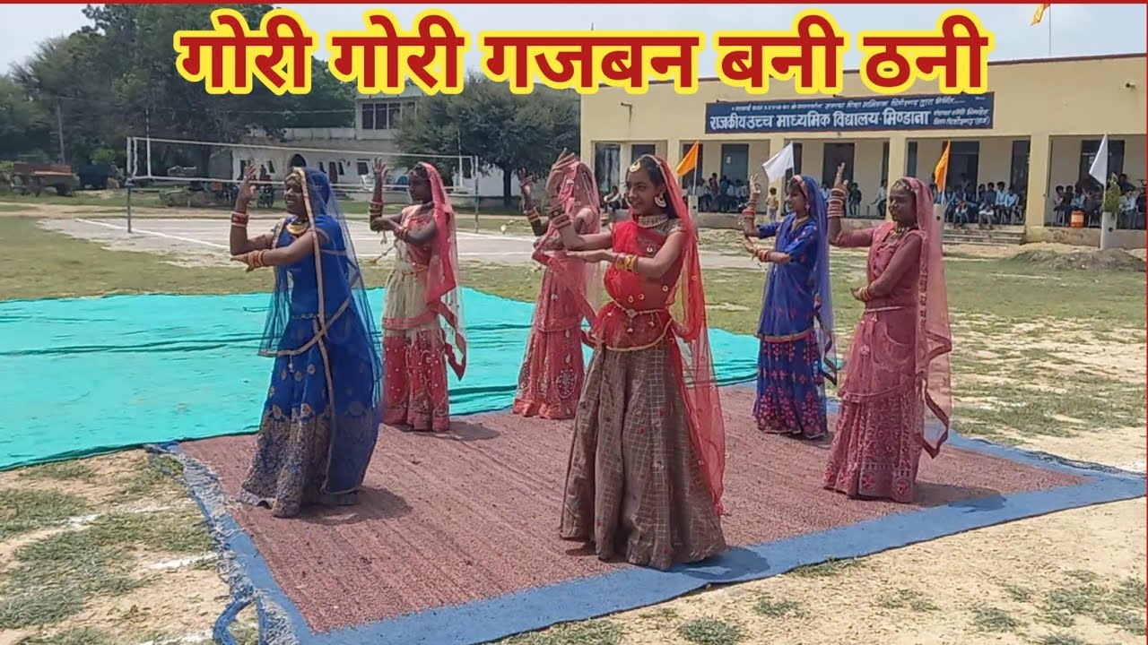 Gori Gori Gajban Bani Thani | Rajasthani dance | abhiru creation