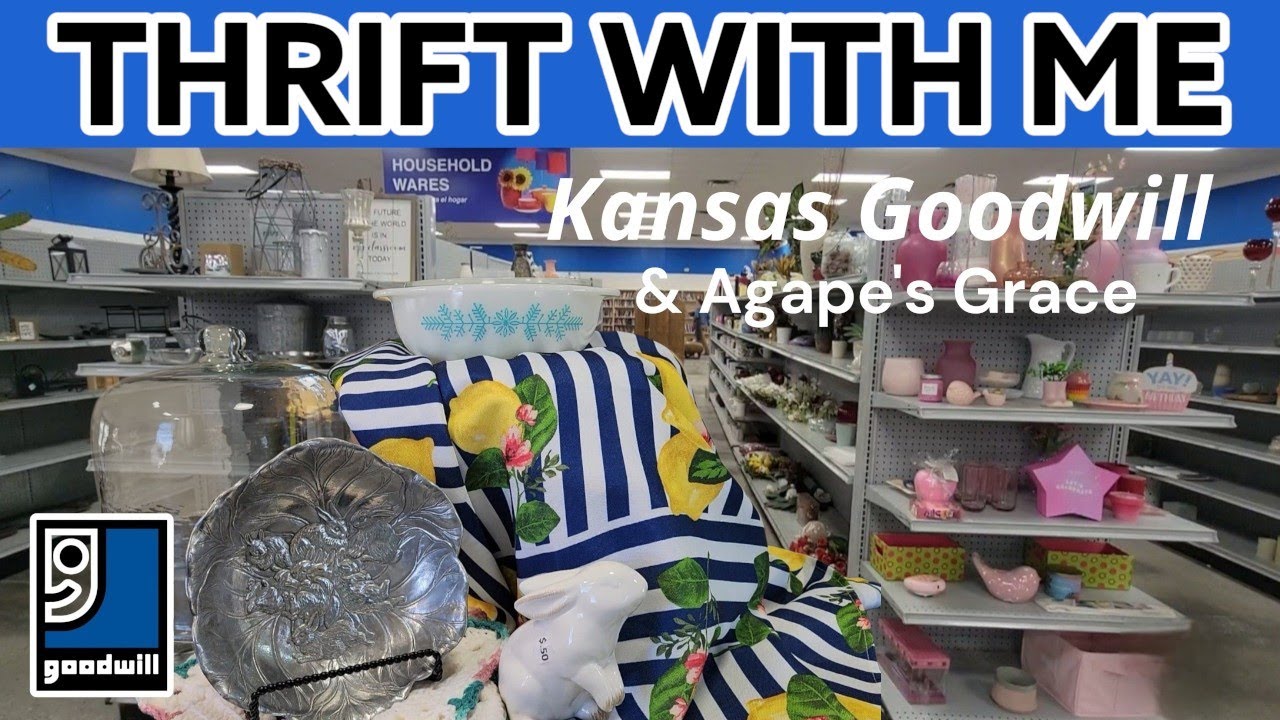 Я так рада, что мы остались! Покупки в секонд-хенде Goodwill и Agape's Thrift! Винтажный весенний...