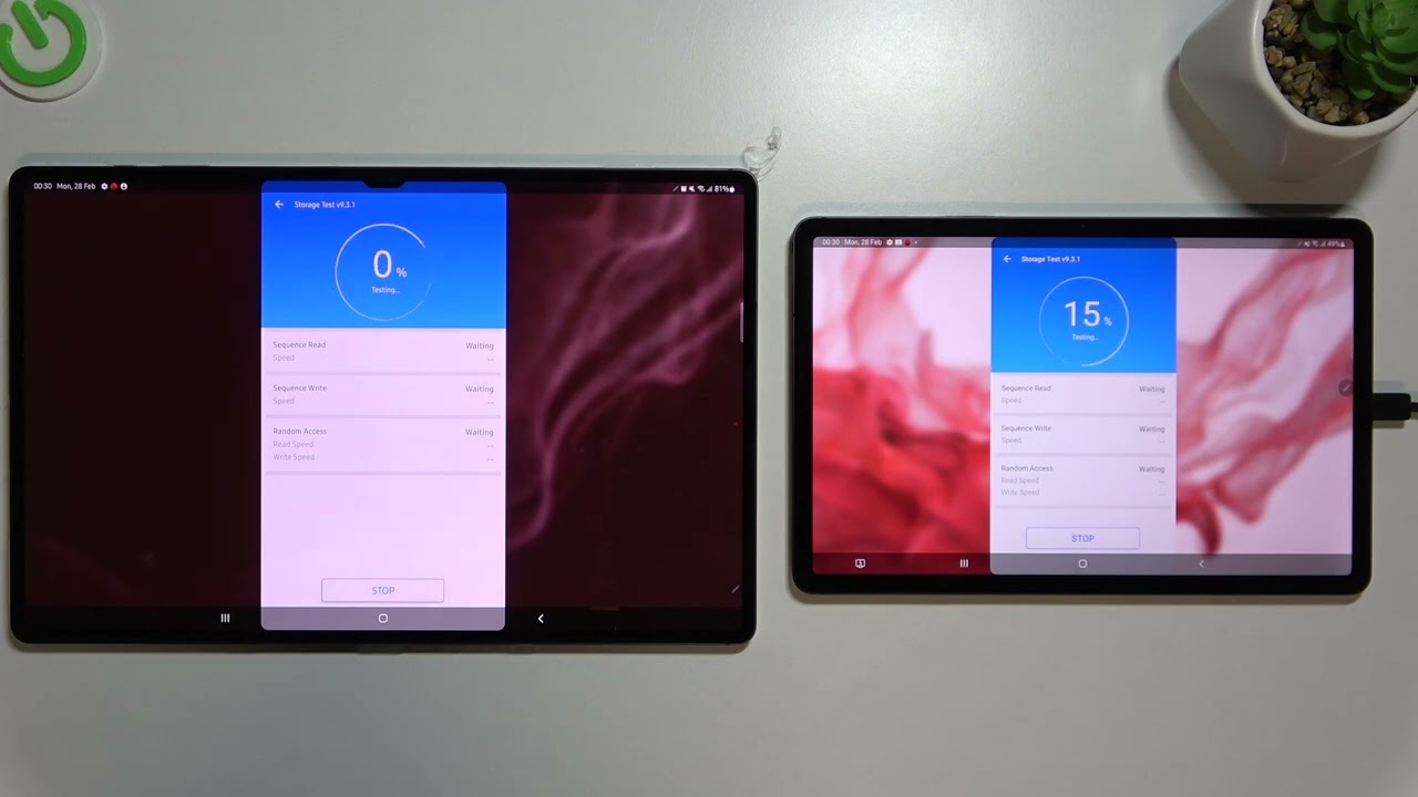 Galaxy Tab S8 Ultra vs Galaxy Tab S8 Antutu Storage Test | Which phone is better in Antutu Storage