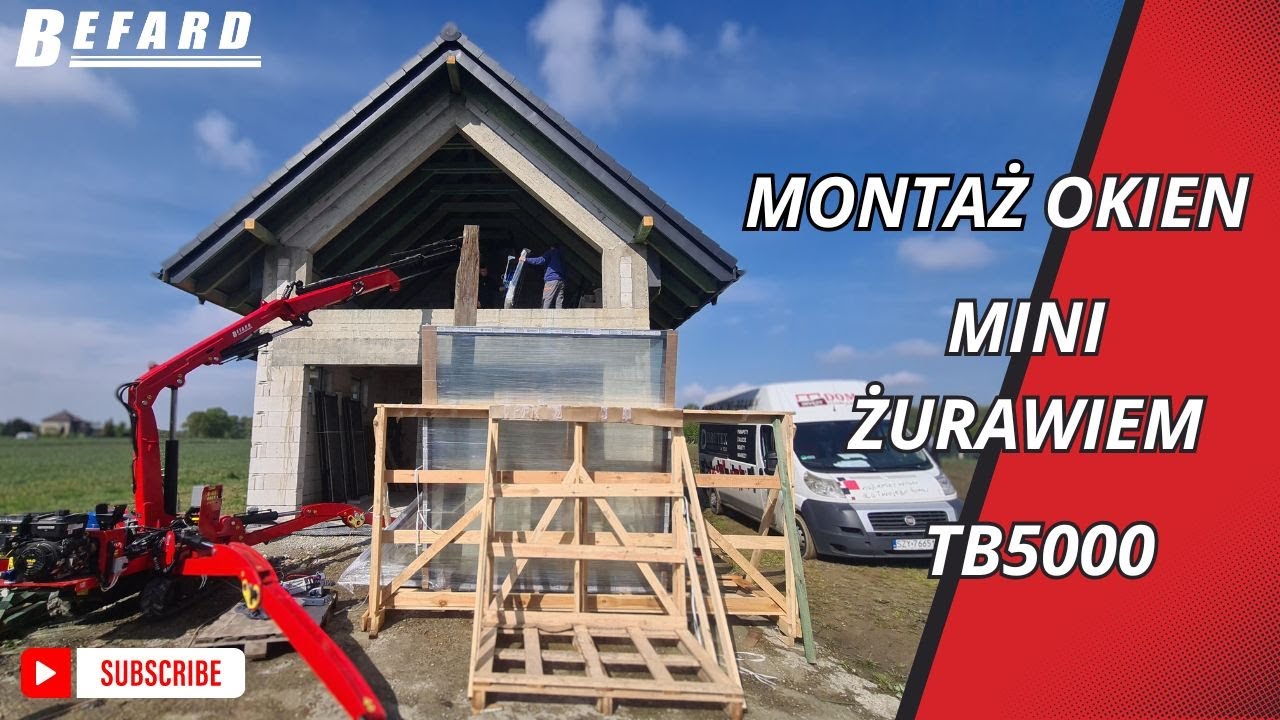 Befard Mini żuraw TB5000 - niezawodny pomocnik na budowie!!!