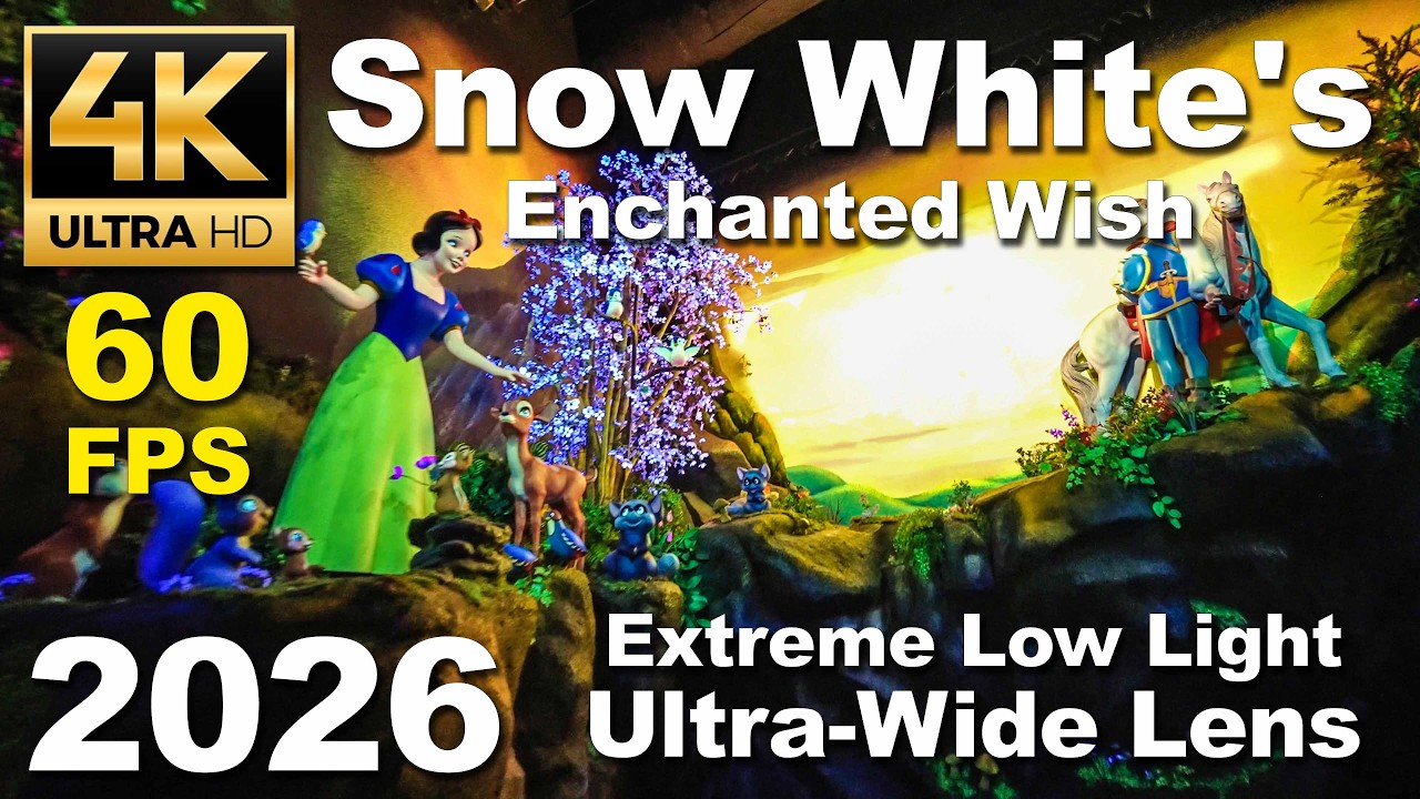 Snow White's Enchanted Wish [4K/60fps] - Disneyland Park (Anaheim, California)