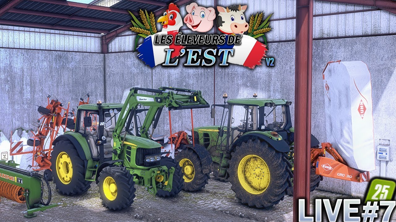 🔴PREMI&Egrave;RE FAUCHE D'HERBE & LUZERNE🍀🪻LIVE 