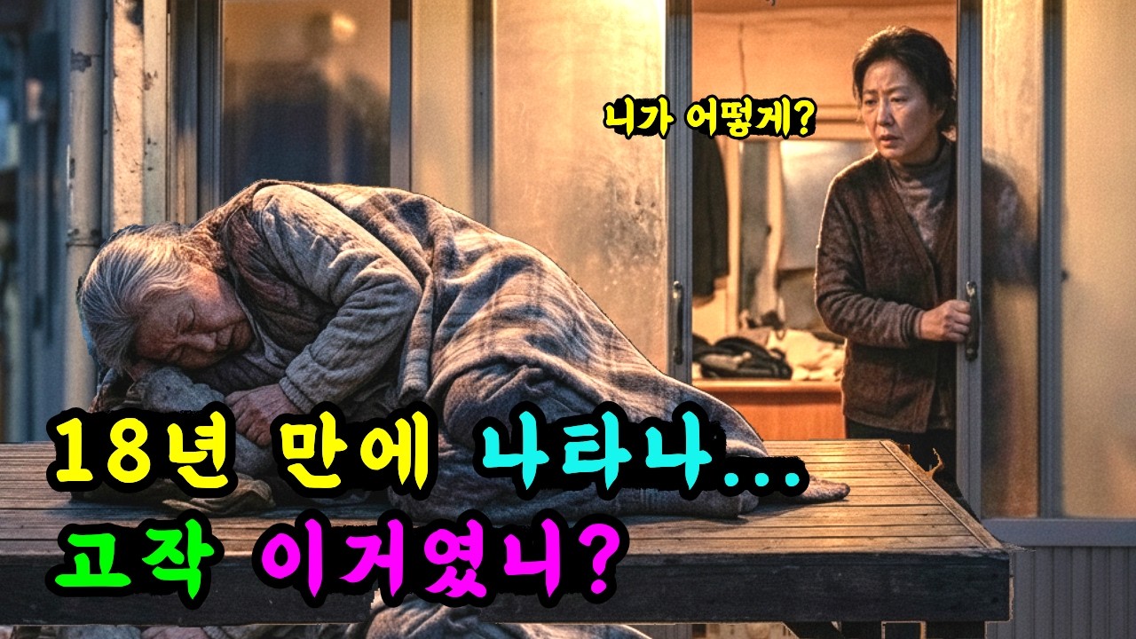 18년 전 내 돈 들고 튄 친구가 새벽에 수선방 앞에 웅크리고 있었습니다 | 노후사연 | 감동사연 | 이야기극장 | 오디오북 |