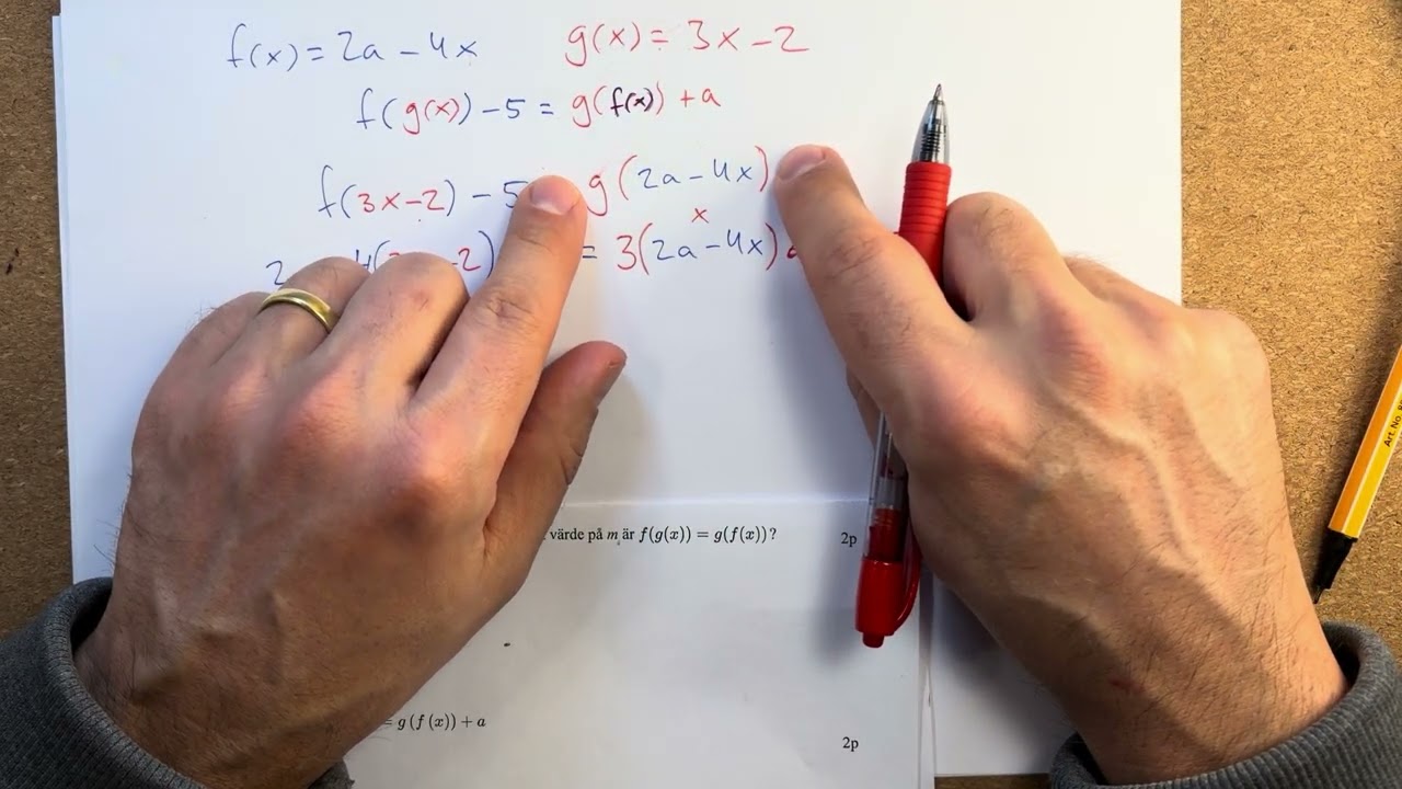 Övningsuppgifter A-häfte inför Prov i Funktioner f(x) Ma1a. 6-7