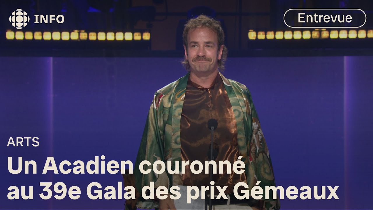 Robin-Joël Cool récompensé aux Gémaux pour son rôle dans la télésérie « Temps de Chien »