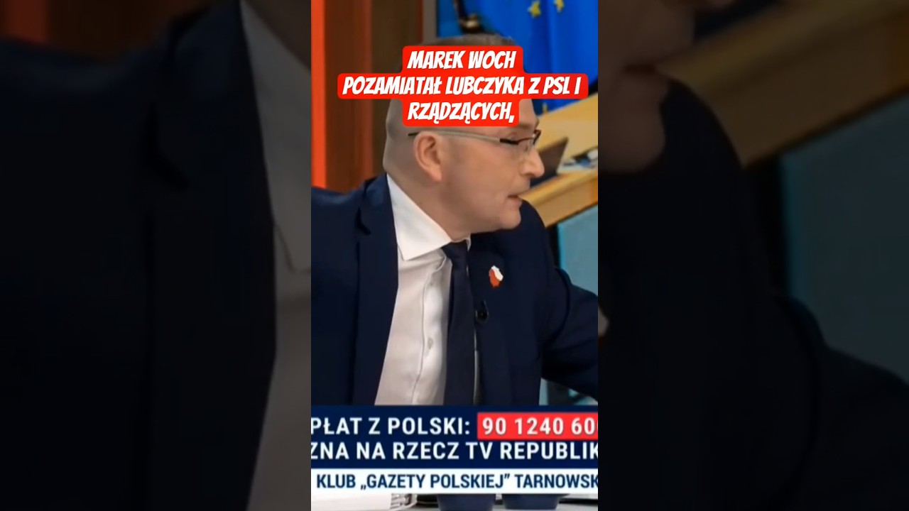 Marek Woch pozamiatał Lubczyka z PSL i rządzących #shorts