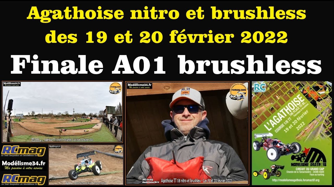 Finale TT 1/8 brushless A01 de l'Agathoise 2022