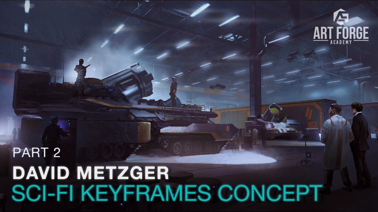 How to Design Sci-Fi Keyframes in Blender & Photoshop – Part 2