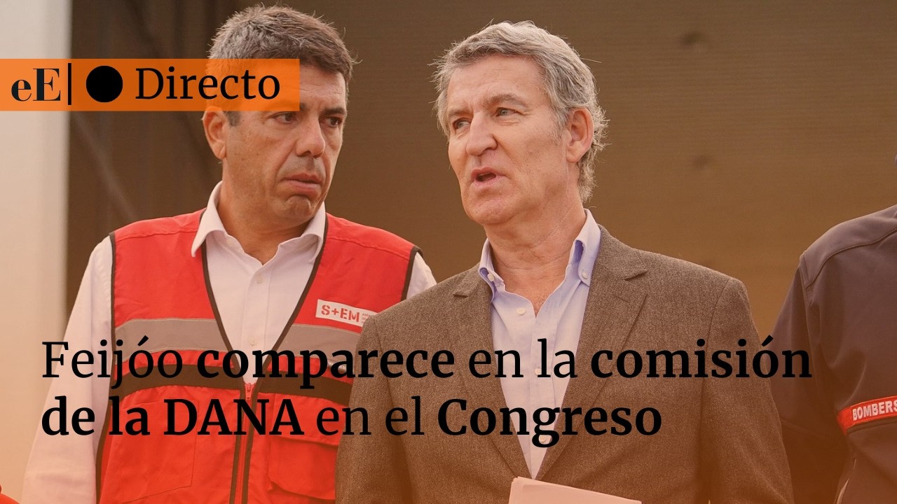 DIRECTO 🔴 | Feijóo comparece en la comisión de la DANA en el Congreso