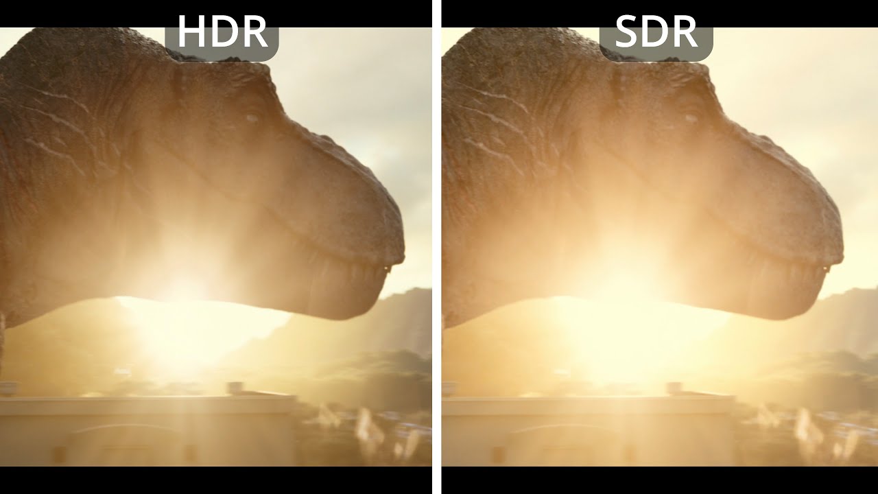 Jurassic World Blu-ray vs 4K Blu-ray Comparison (SDR version)
