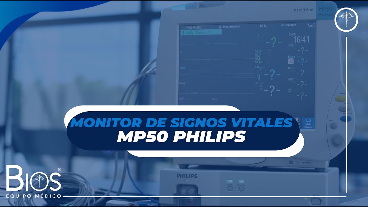 Recomendaciones de Uso y Operacion del Monitor de Paciente Multiparametros Philips Intellivue MP50