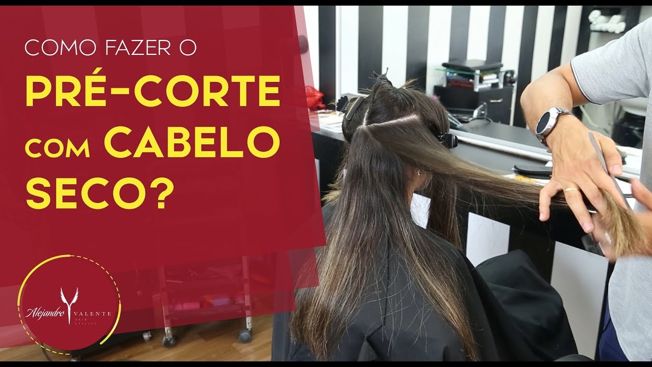 💇✂Como fazer pré-corte com cabelo seco?✂✂
