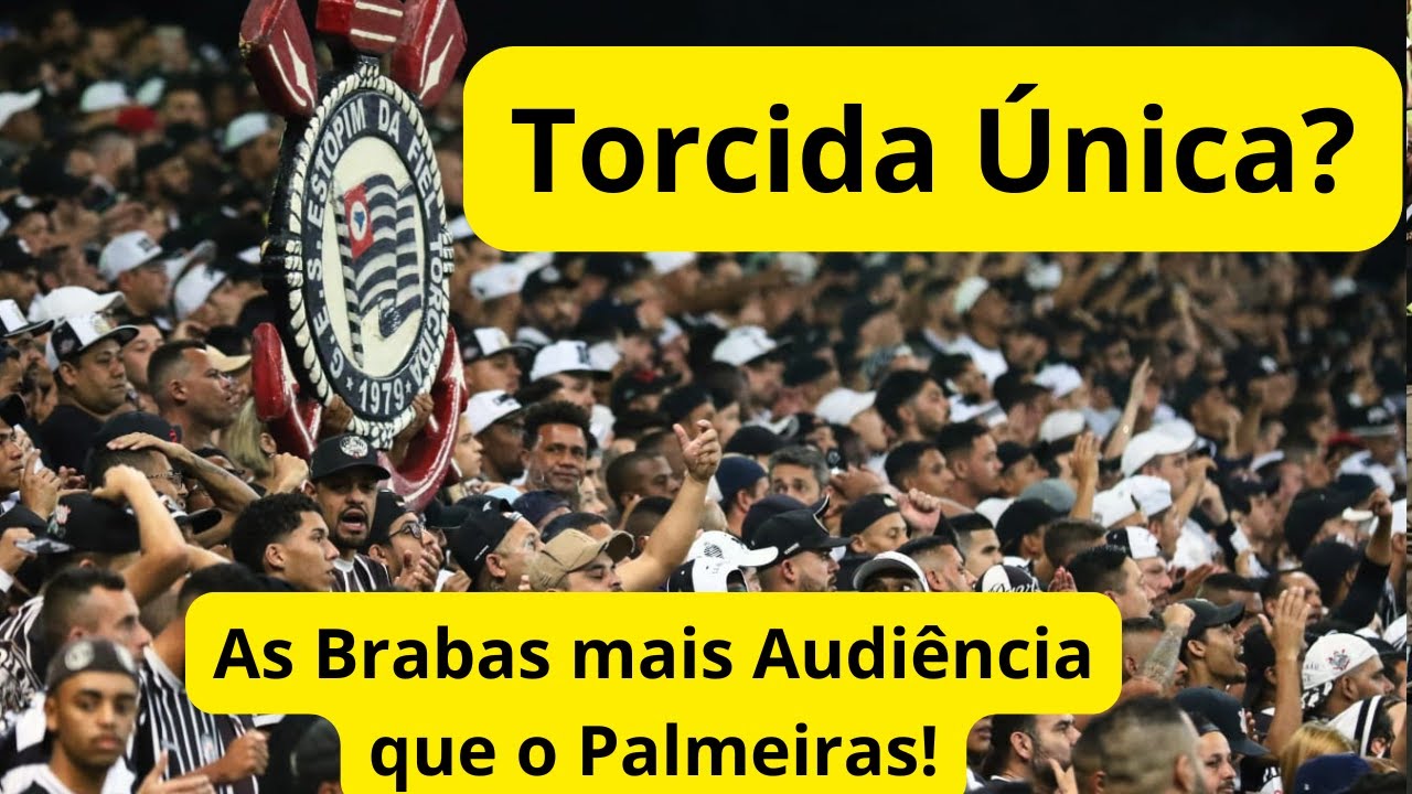 Que show em Brasília, Parecia torcida Única! As Brabas mais Audiência que o Palmeiras! #corinthians