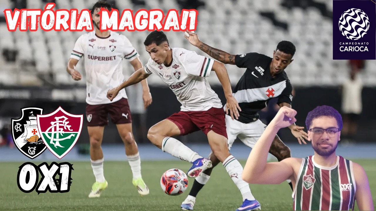 FLU VENCE MESMO COM JOGADA (DES)ENSAIADA BIZARRA!! | Pós jogo - Vasco 0x1 Fluminense