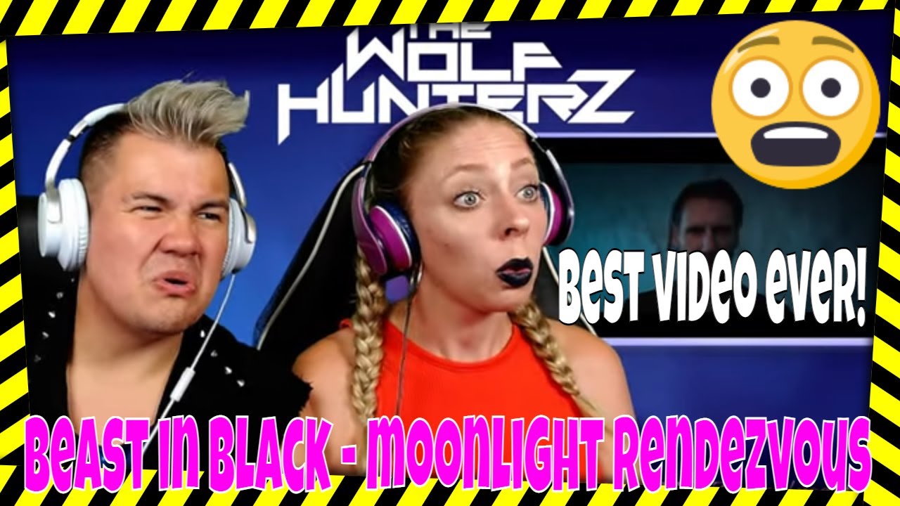 BEAST IN BLACK - Moonlight Rendezvous (OFFICIAL MUSIC VIDEO) THE WOLF HUNTERZ Jon and Dolly Reaction