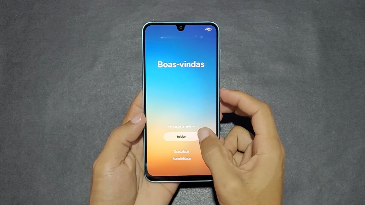 Como configurar o galaxy A16 5g pela primeira vez