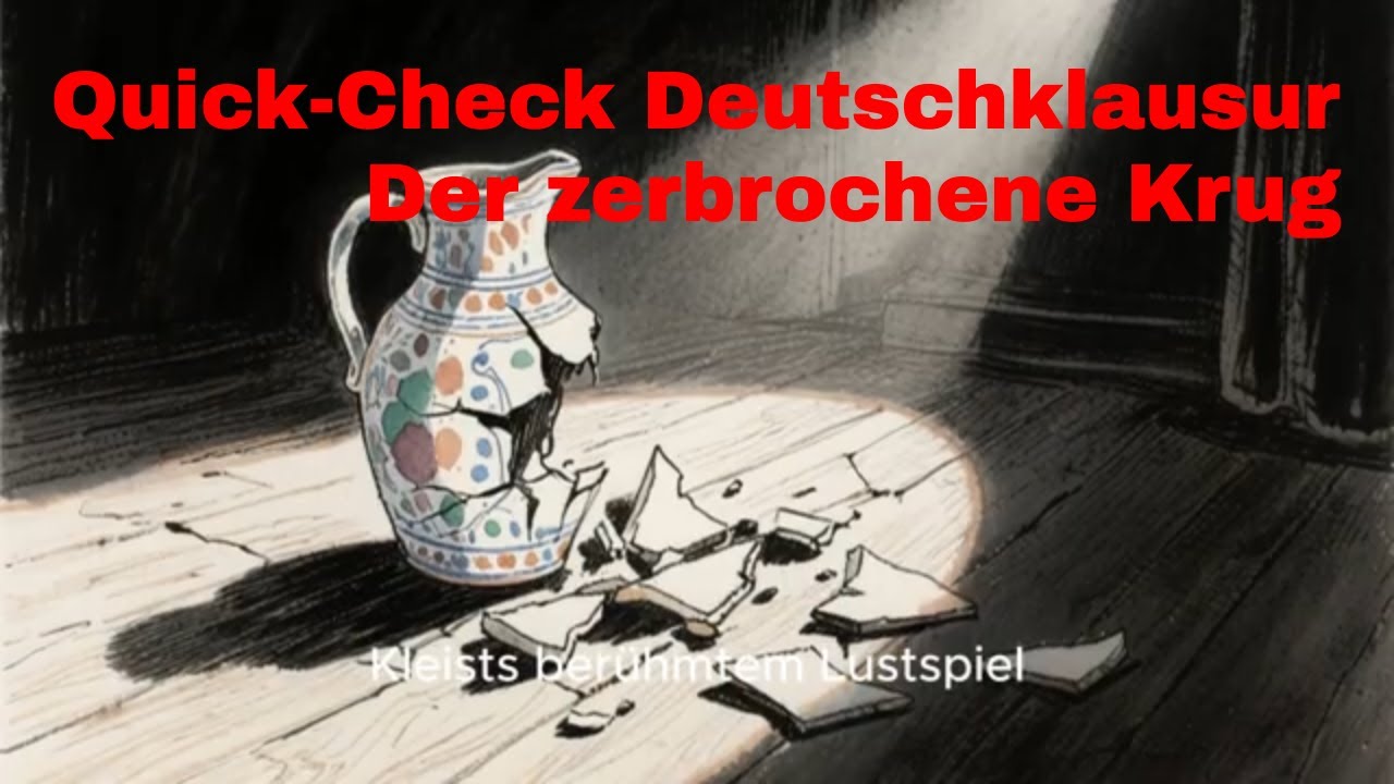 Morgen Deutschklausur? Der zerbrochene Krug als Graphic Novel