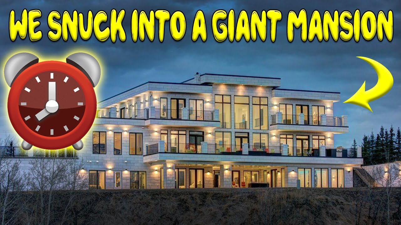 SNEAKING INTO A GIANT MANSION! ft SHADIA!