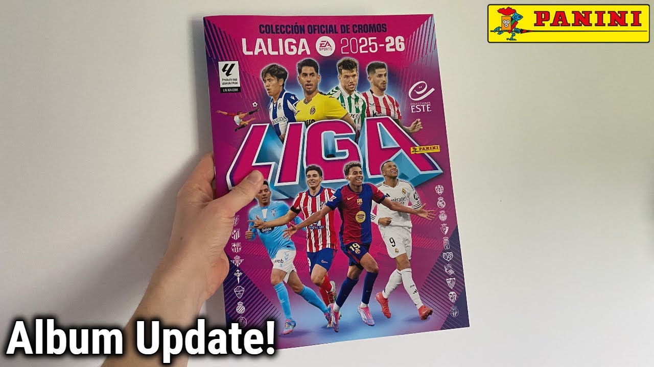 ОБНОВЛЕНИЕ АЛЬБОМА! ⚽️ Коллекция наклеек Panini La Liga Este 2025/26 👀