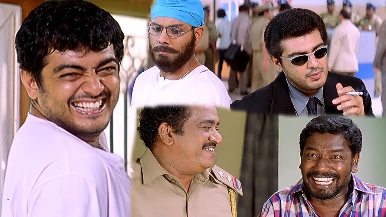 அவன் பொய்யா சிரிக்கிறான் | கருணாஸ் அஜித் காமெடி #Ajith #Meena #Karunas Villain Super Hit Scene HD