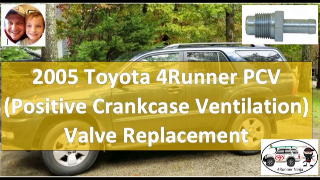 Замена клапана вентиляции картера (PCV) на Toyota 4Runner (2003-2009)