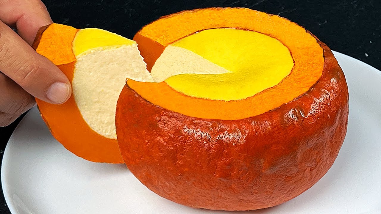 Kürbis-Meisterwerk! Geben Sie einfach Kondensmilch zum Kürbis! Schnell, lecker und einfach!