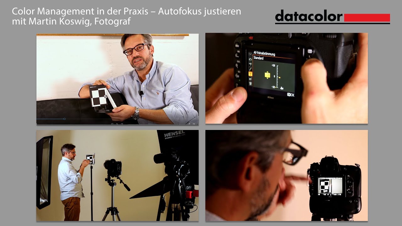 Datacolor ColorManagement Tutorial Serie Episode 4 Autofokus Kalibrierung