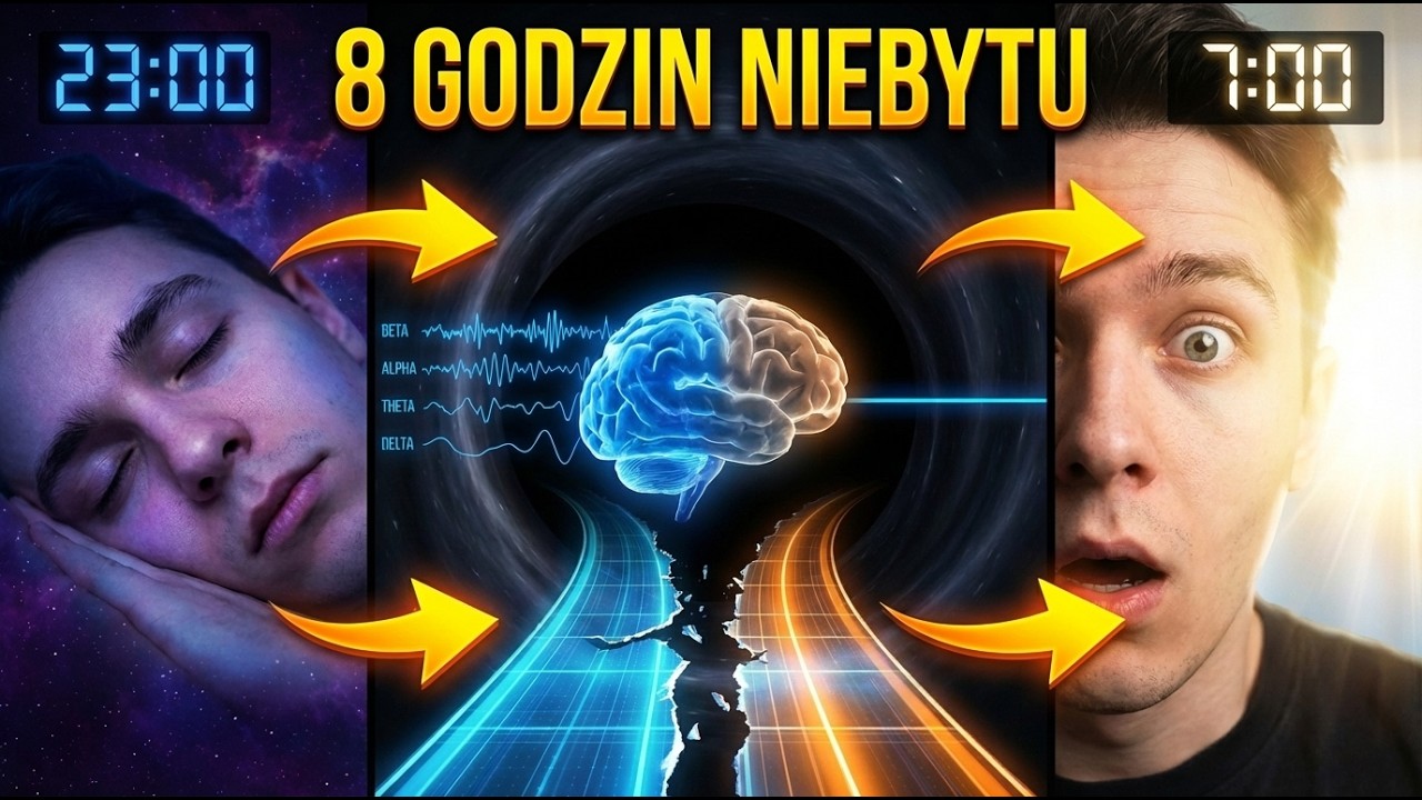 Dlaczego nie pamiętacie momentu zasypiania  wasza świadomość znika na 8 godzin każdej nocy.