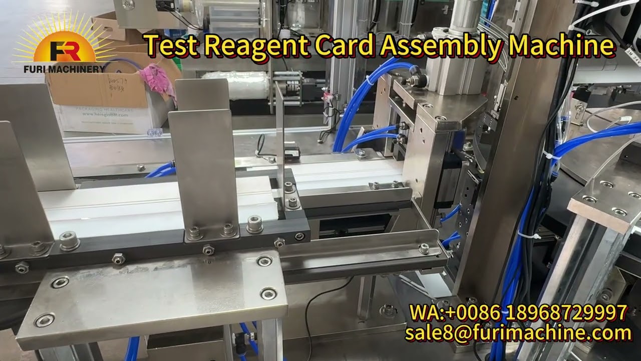Test Reagent Card Assembly Machine