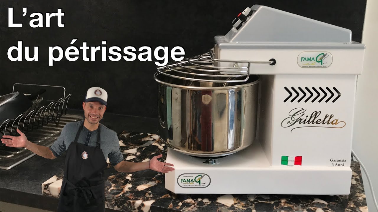 [TUTO] 7 conseils pour bien pétrir une pâte à pizza au pétrin | Présentation du FAMAG GRILLETTA
